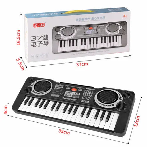 Pianoforte Elettronico 37 Tasti per Bambini - Tastiera Musicale Educativa 4-6 Anni LUMENA SHOP