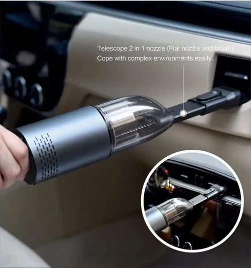 Aspirapolvere Portatile Wireless per Auto - Alta Potenza Ricaricabile USB LUMENA SHOP