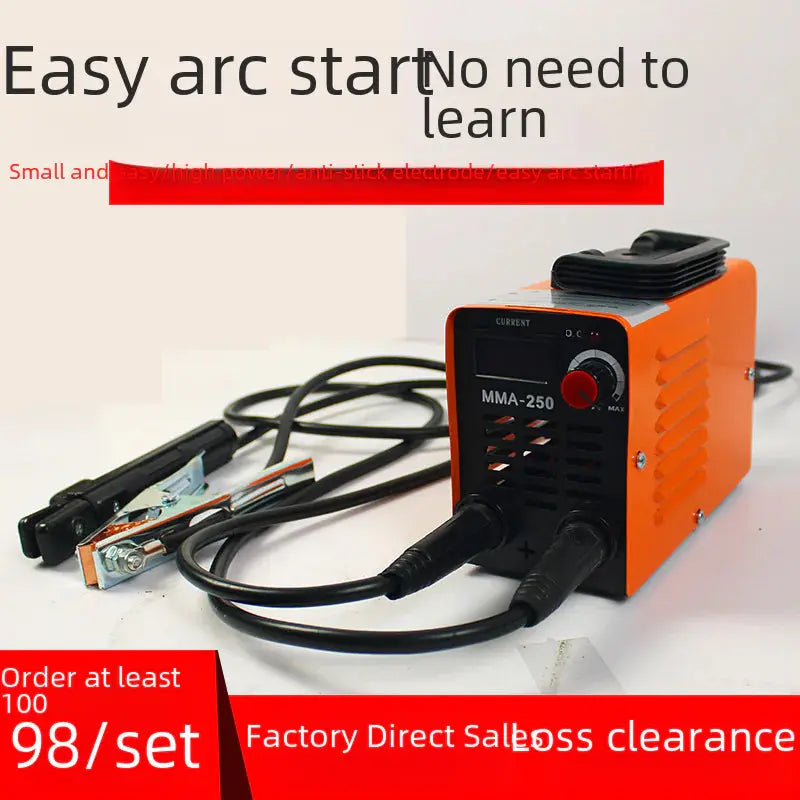 Saldatrice Inverter 250W Compatta per Uso Domestico e Hobbistico - Portatile LUMENA SHOP